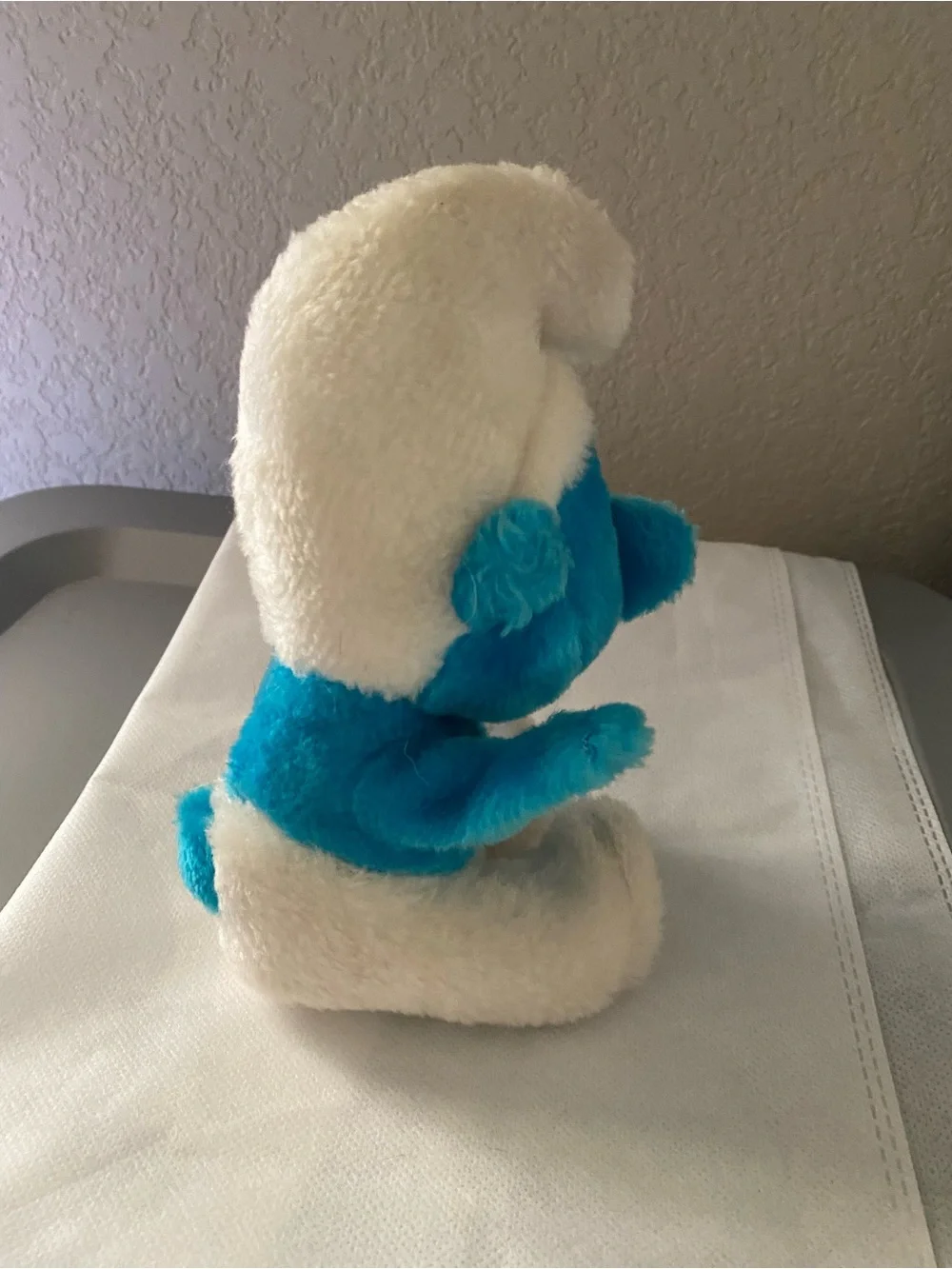Vintage Smurf Plush Small Russ Berrie Co 1980 8 Inch